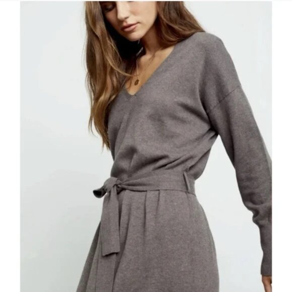 RAILS Margot Sweater Dress in Latte Medium - Picture 2 of 3